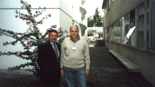 Mario con Antonio Di Maio